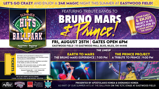 Bruno Mars & Prince Tribute Bands Concert