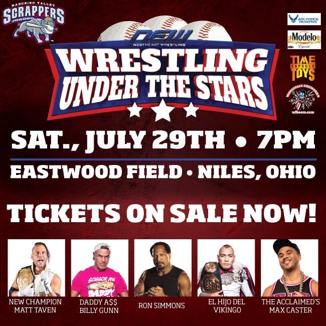 Mahoning Valley Scrappers Wrestling Under The Stars