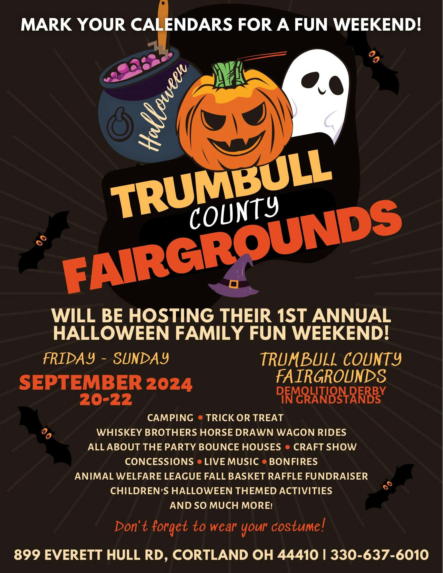 Trumbull County Fairgrounds Halloween Family Fun Weekend